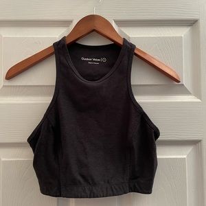 Outdoor Voices Black Racerback Sports Bra